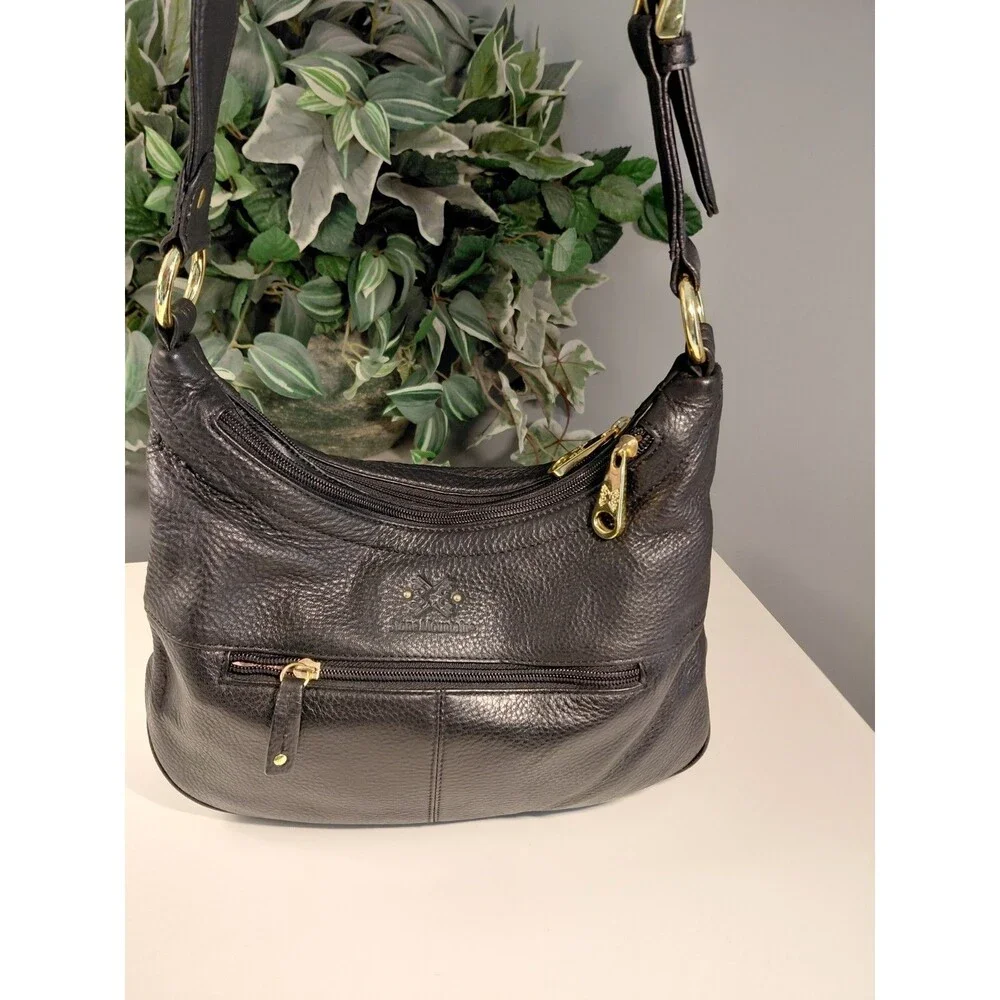 Stone Mountain Soft Leather Handbag & Coin Purse Adjustable Strap Lots of Pocket